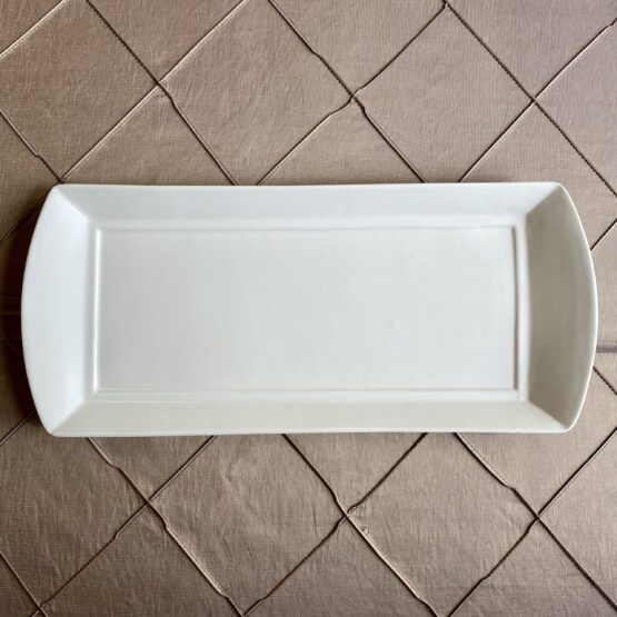 White China Rectangle serving plate