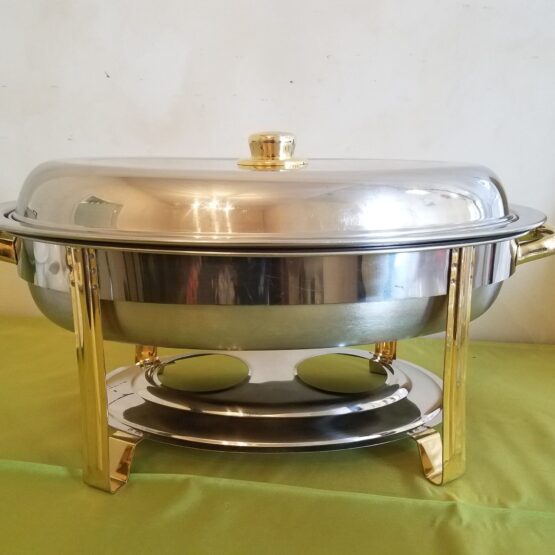 6 Quart Oval Chafer with or without gold trim