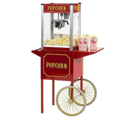 Popcorn Machine with cart for your next event