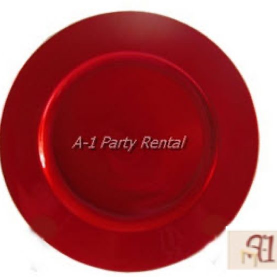 Red Lacquer Plate Charger