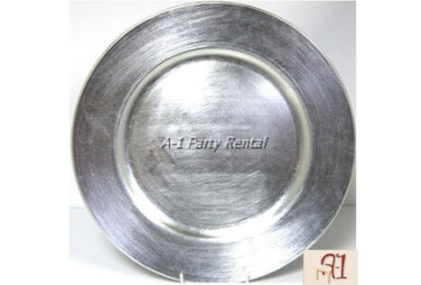 Silver Lacquer Plate Charger